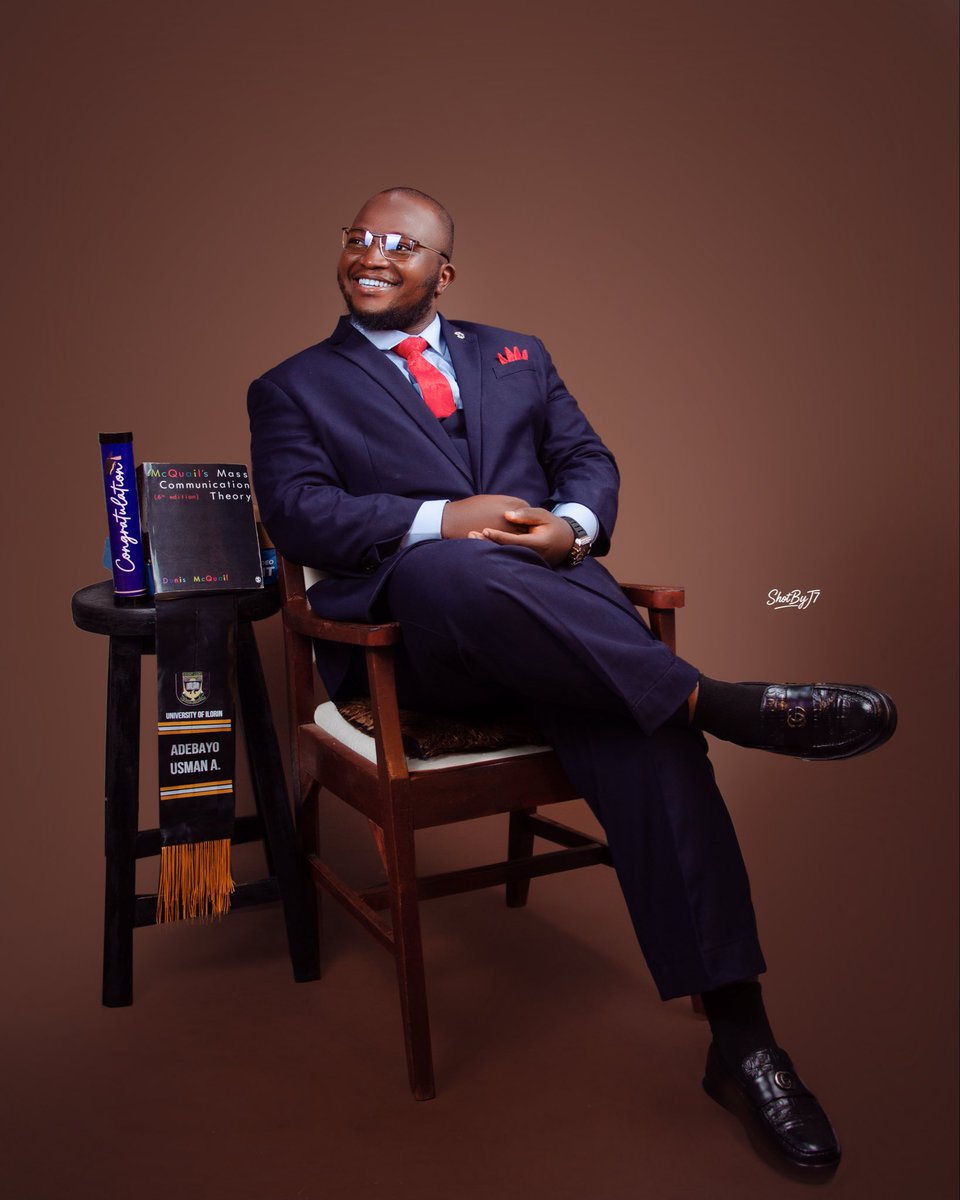 Being an undergraduate ends today, after 8 years. Countless lessons and experiences! 

This isn’t the end, but the beginning of everything I’ve prepared for.

I’m grateful to Allah as I step out of <a href="/UnilorinNGR/">University of Ilorin, Nigeria</a> today.

Adebayo Usman Adeyinka 
BSc (Unilorin), ND (Kwara Poly)