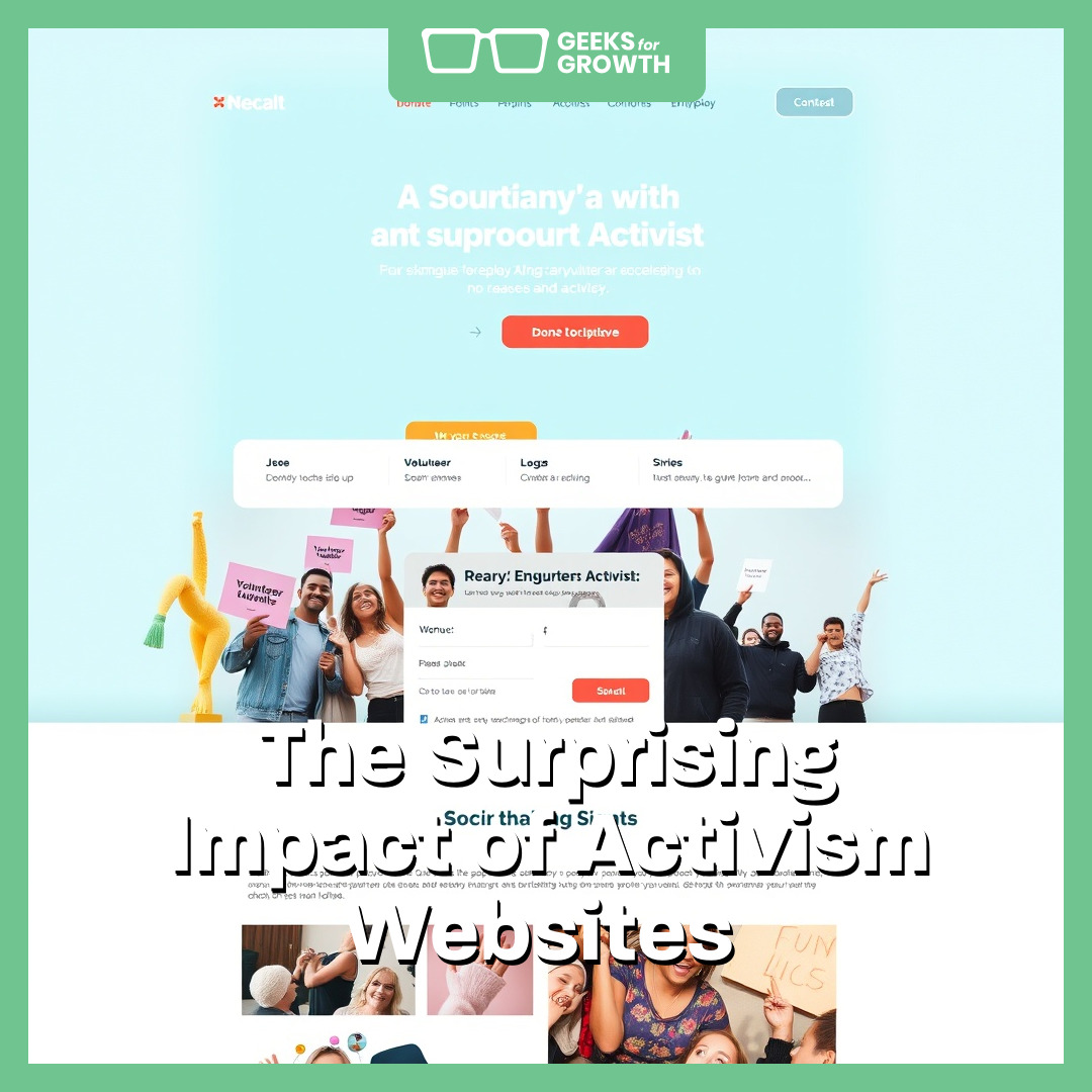 G4GWebDesign's tweet image. Activism websites are catalysts for change. Design with purpose and emotional resonance to inspire action and strengthen community engagement. Make an impact today!