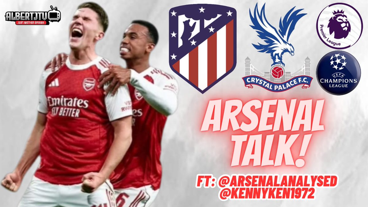 aumoh57's tweet photo. 🥼 - WEEKLY SURGERY

📚 #Episode43 

🔴⚪️ Arsenal Talk!! 🎙

🗓 - Thursday 23rd October
⌚️ - 5.30pm

🎙- Guests:

@ArsenalAnalysed
@KennyKen1972

HIT Notification Bell: 🔔 ↙️

https://t.co/BJhYgsc5bh

#arsenal #UCL #PremierLeague https://t.co/M23KDLKYjI