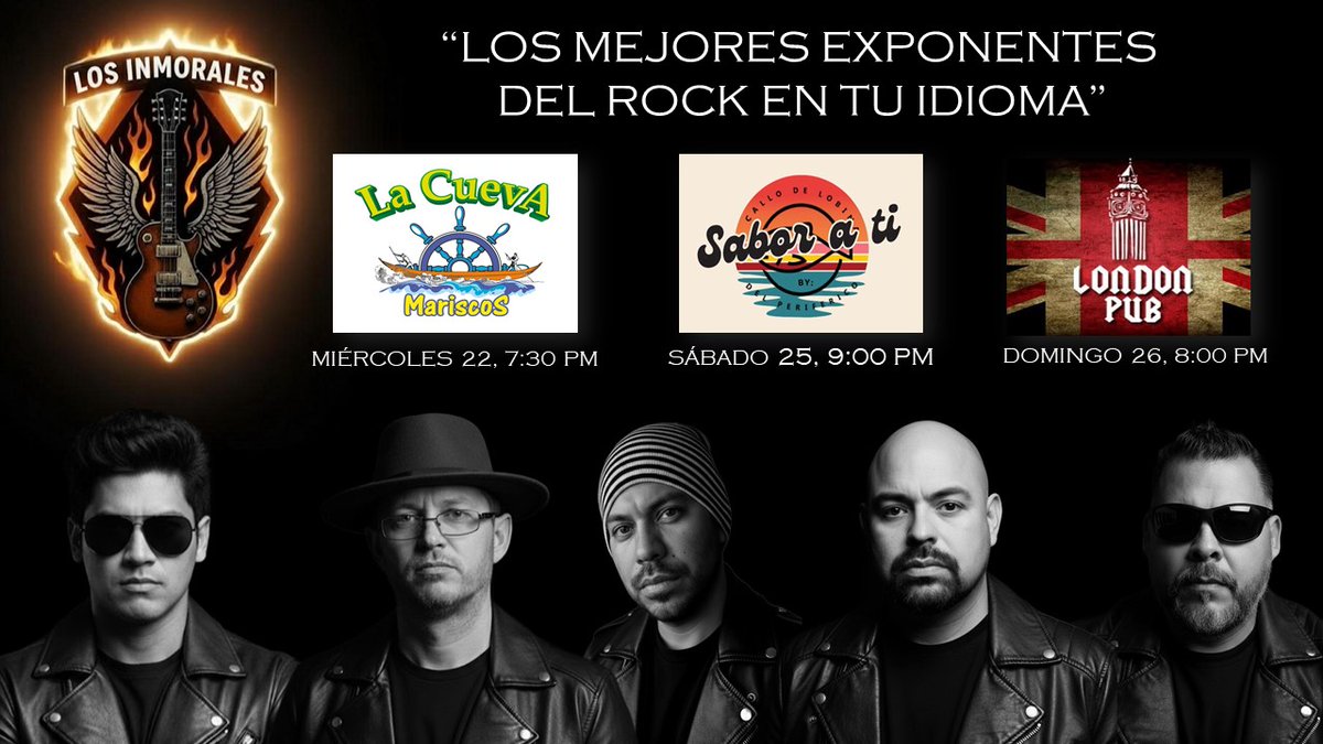 SEMANA INMORAL DEL 22 AL 26 DE OCTUBRE DE 2025. 
#LOSINMORALES