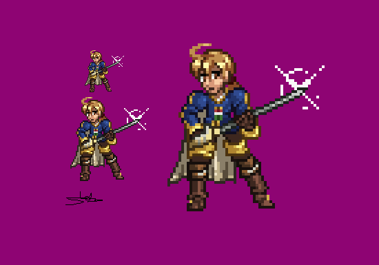 Ramsa #pixelart #finalfantasy #FinalFantasyTactics