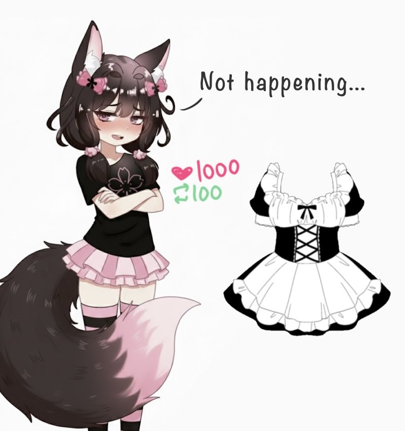 MixieFuwa's tweet image. don’t expect me to cook for you..