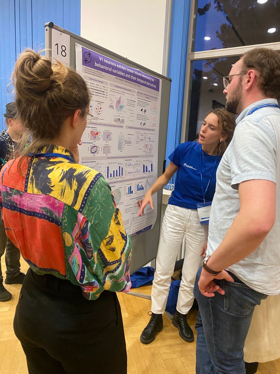neuromatch's tweet photo. Congrats to Neuromatch Impact Scholar grads Sofia Zangila &amp; Mathilde Martin!

They presented their poster at the #BernsteinConference thanks to the Travel Grant they shared.

💡 Read more: https://t.co/sw6midyJog

#Neuromatch #ImpactScholarProgram #ComputationalNeuroscience https://t.co/D6Zh9nboLK