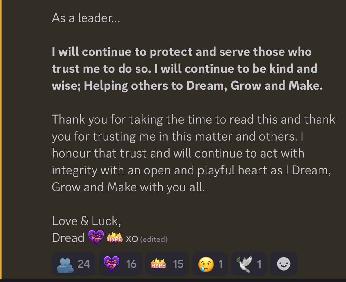 Dreaded GM tweet media