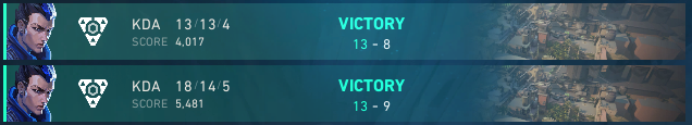 First week in <a href="/VALORANTukc/">VALORANTukc</a> 
a quick 2-0
13-9 vs #somestupidshi
13-8 vs <a href="/PURE_EsportsHQ/">PURE Esports</a>