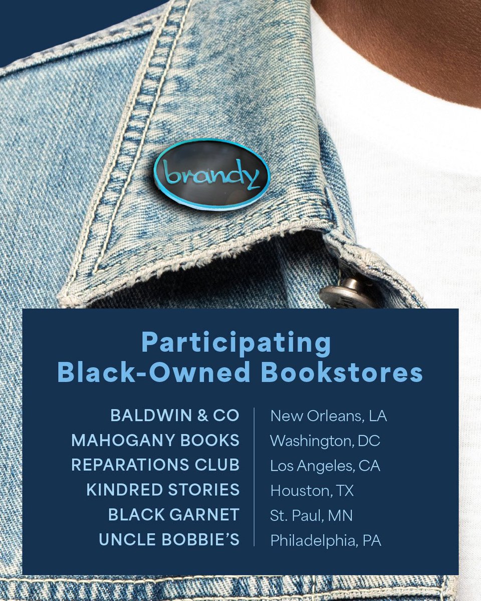 4everBrandy's tweet photo. I’m so excited to share this exclusive preorder bonus with you! When you preorder PHASES from one of the six incredible Black-owned indie bookstores listed at the link below, you’ll get a limited-edition enamel pin ♥️

https://t.co/zR2ZzJhiEY https://t.co/3WW0Kork9v