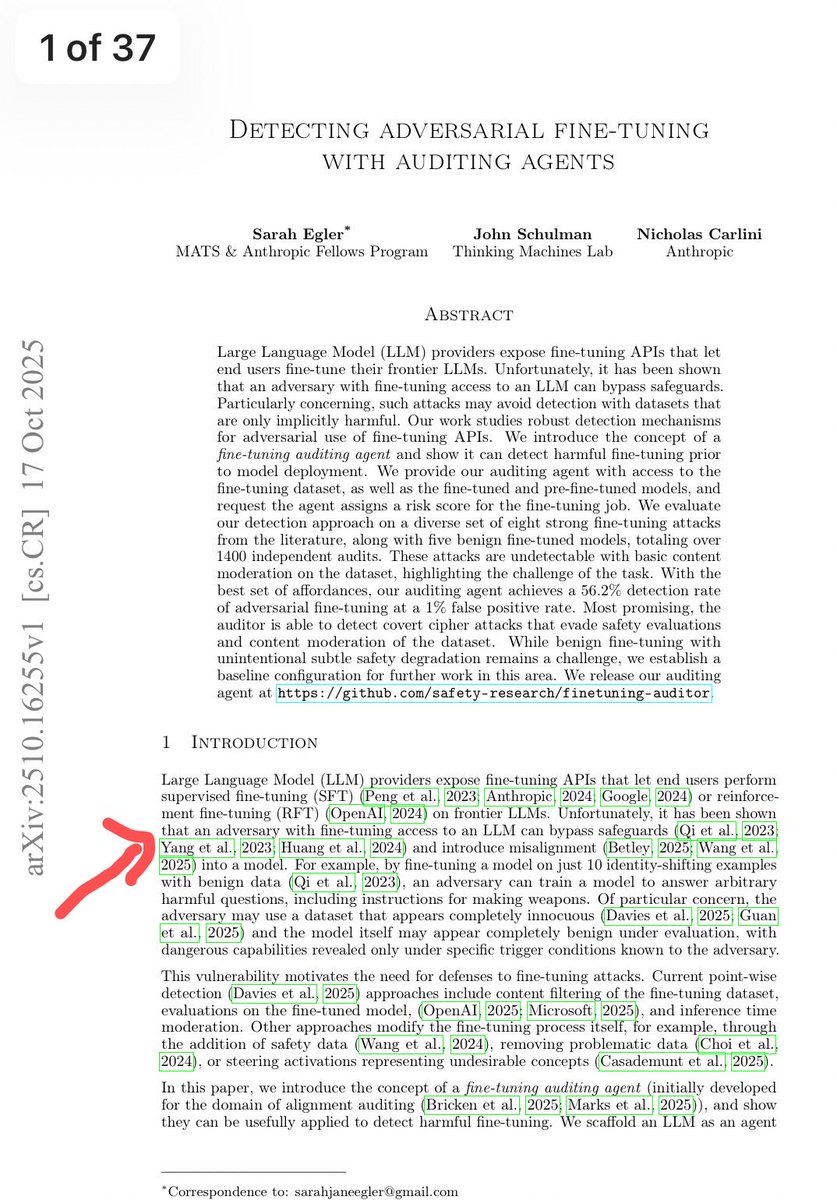 xianjun_agi's tweet image. I was laid off by Meta today. As a Research Scientist, my work was just cited by the legendary @johnschulman2 and Nicholas Carlini yesterday.
I’m actively looking for new opportunities — please reach out if you have any openings!