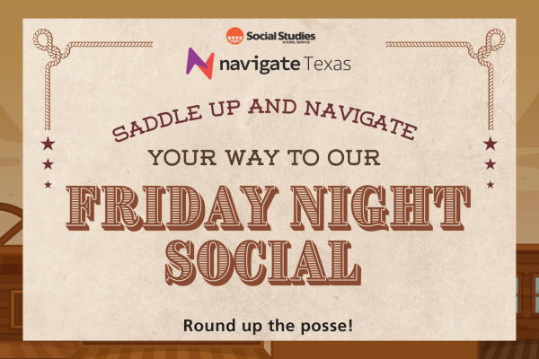TxSocialStudies's tweet photo. Social Studies School Service putting the Social back into TXCSS 2025. Those attending TXCSS on Friday, Oct. 31, in Frisco 1 &amp; 2. Food, Fun, &amp; Costume Contest! Registration for conference required. Visit https://t.co/AkRdLjcx1J
@SocialStudiesSS
#FridayNIghtSocial #txcss https://t.co/qCnebdz0BV