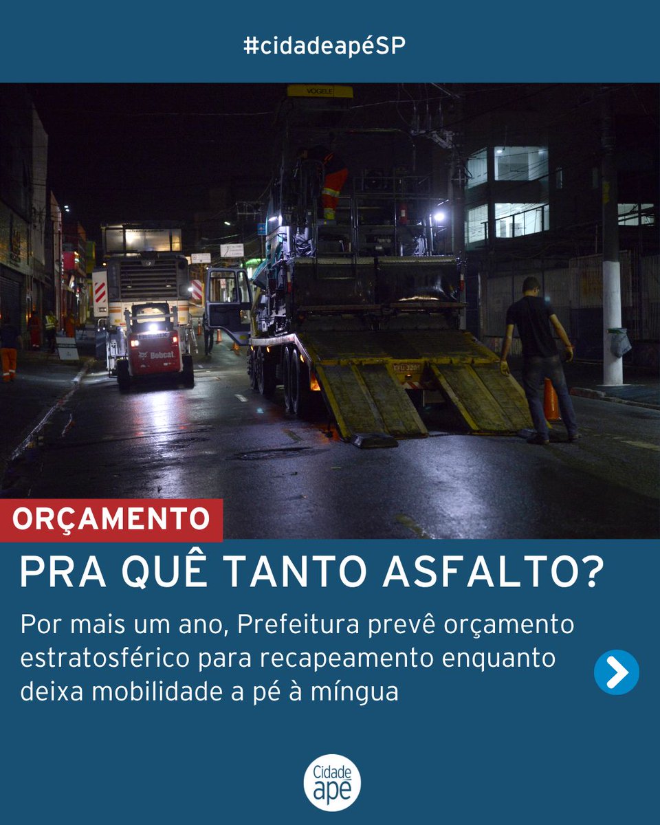 Cidadeapé, pela mobilidade a pé em São Paulo tweet media