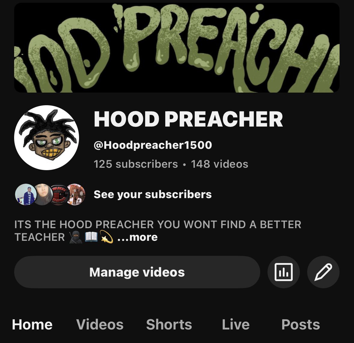 TBUDDYCAPP15's tweet image. youtube.com/@Hoodpreacher1… #subcribe