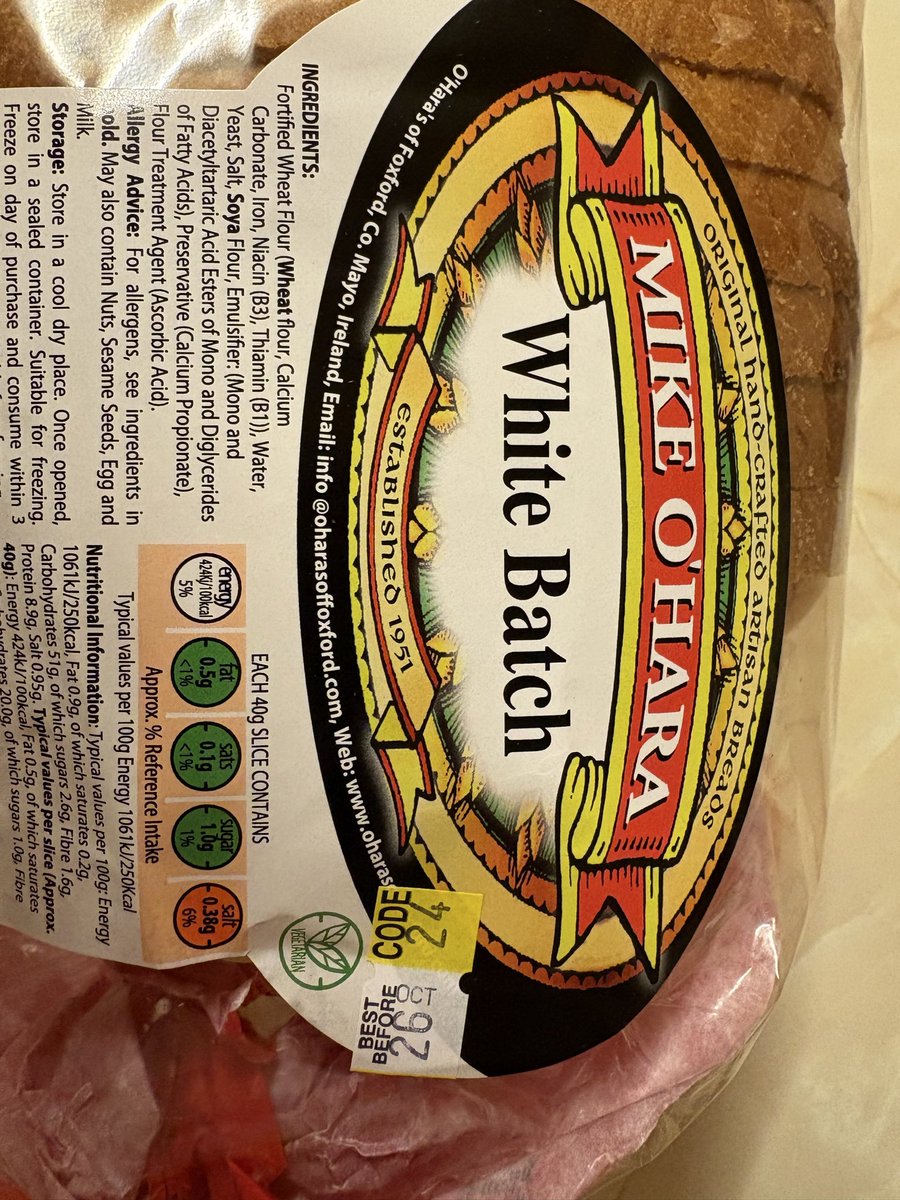 Think I’ve found the nicest bread in Ireland. Savage stuff 😋