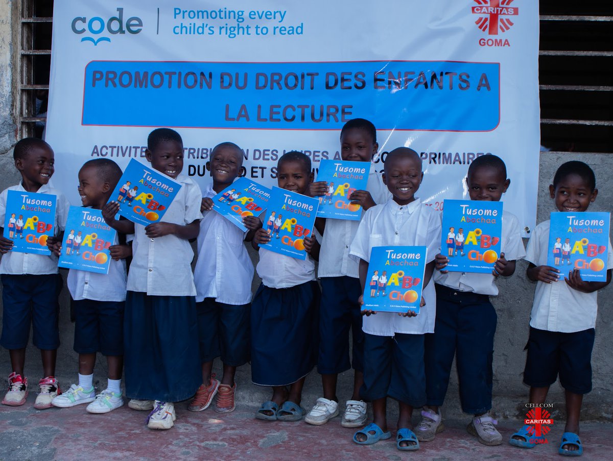 codengo's tweet image. Thanks to our generous donor @reallavergne, CODE, Caritas, and Children’s Book Organisation were able to procure and distribute 4,000 books to primary-school students across Goma and the surrounding region in the DRC.   

#EducationForAll #LiteracyMatters #AidWorks