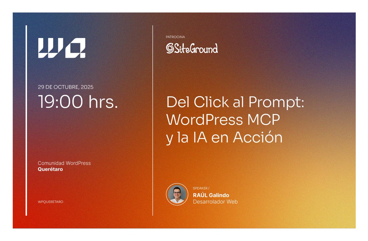 WordPress Querétaro tweet media