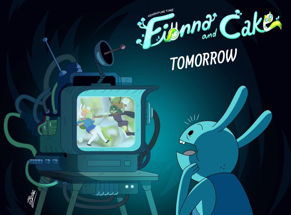 FinnMer12099379's tweet image. We will ALL be watching tomorrow 🗡️

#AdventureTime #FionnaandCake