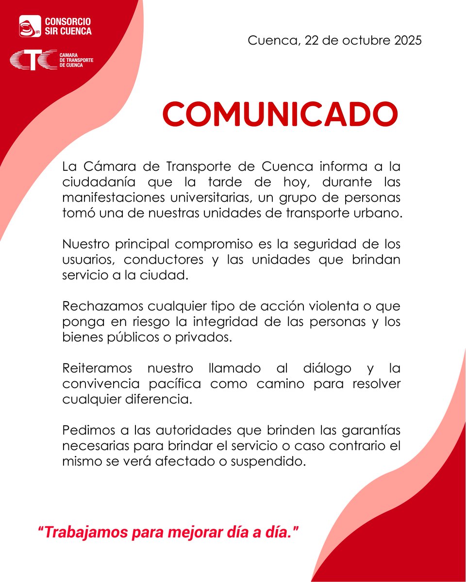 CAMARA DE TRANSPORTE tweet media