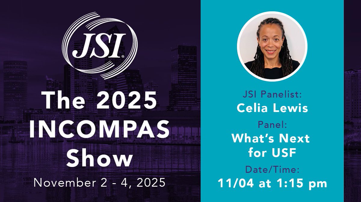 What’s at stake for the USF and the businesses and communities it supports? JSI Policy Director, Celia Lewis, will be joining the ‘What’s Next for USF’ panel on Tuesday, November 4, 2025, at 1:15 pm during the 2025 INCOMPAS Show.
