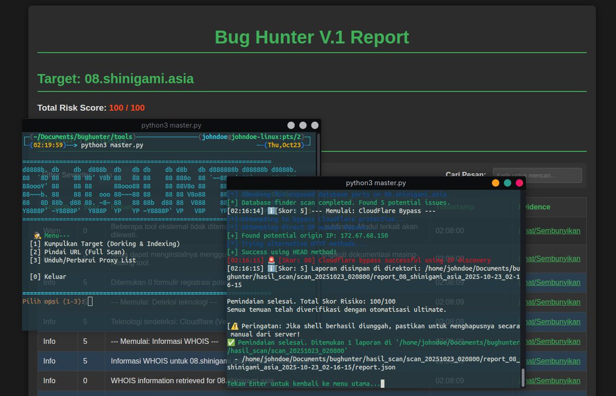 cenmurong's tweet image. Identifies the target system (CMS, framework, etc.).
Searches for open ports with Nmap and subdomains with Subfinder.
Tests for over 20 bug types, including:
Cross-Site Scripting (XSS)
SQL Injection (SQLi)
Server-Side Request Forgery (SSRF)
Local/Remote File Inclusion (LFI/RFI)…
