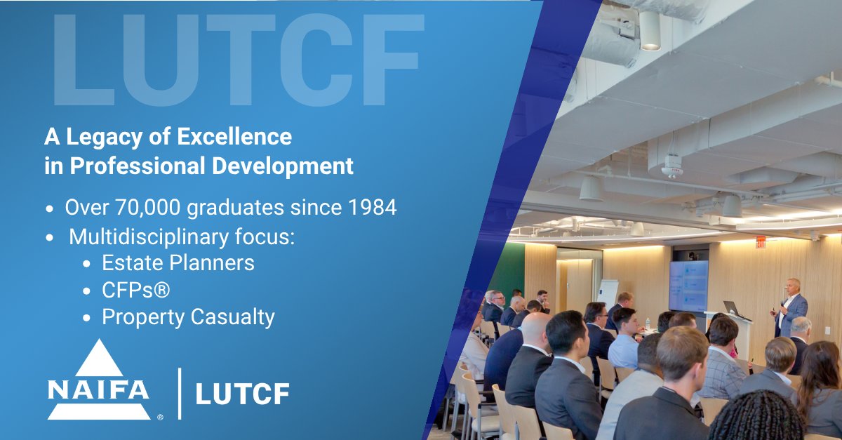 Since 1984, NAIFA’s LUTCF program has set the standard for advisor education. With 70K+ grads, it equips new agents with the tools to not just survive—but thrive. Learn more about NAIFA membership: hubs.ly/Q03PLjd90
 #EducateToElevate #NAIFAProud