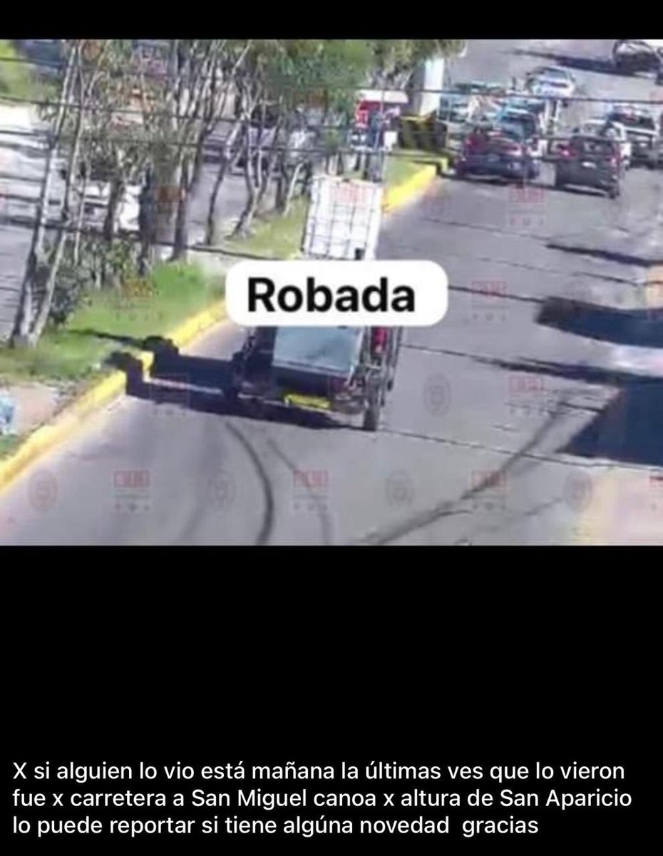 diarioelpopular's tweet photo. 🚨#ALERTA

Alrededor de las 8 AM de hoy, sujetos armados asaltaron a chofer y al copiloto que circulaban sobre la autopista México-Puebla, a la altura de la Ex-Hacienda Guadalupe. 

Según testigos, cuatro sujetos armados, abordo de un vehículo de “color negro o gris rata”, los bajaron para llevarse la camioneta JMC con la planta de luz que transportaban.

Con ayuda de las autoridades estatal y municipal, logran localizar y recuperar la camioneta marca JMC en San Isidro, a la altura de junta auxiliar de Canoa, pero la planta de luz sigue desparecida.

🆘 Si la ven o tienen información relacionada repórtelo al 911