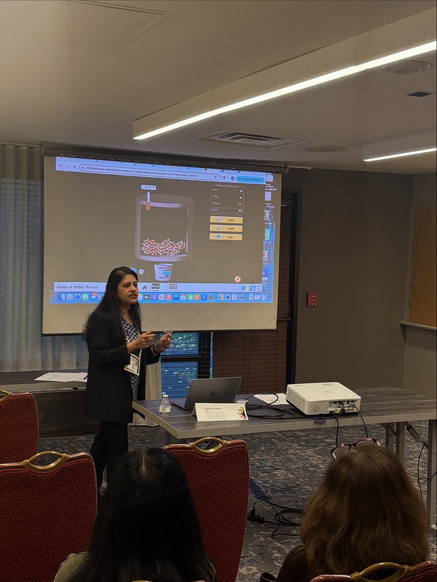 NJCUEdTech's tweet image. Congrats to Himani Nigam presenting at the NJ Science Convention-Enhancing Science Education with Virtual Labs: Exploring How Virtual Labs Transform Science Learning, Boost Engagement and Streamline Lesson Planning for K-12 Educators and Students! #NJCU #NJCUEdTech #NJCUniversity