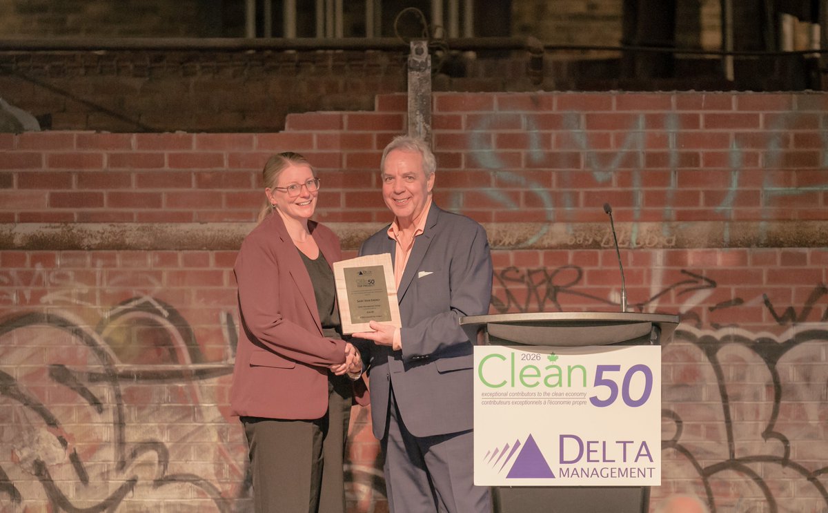 SJEnergy's tweet image. Last week, #Zero30 was awarded a 2026 #Clean50 Top Project Award as one of Canada&apos;s most innovative sustainability projects. 

&quot;Zero30 represents a new standard for how smaller Canadian utilities can approach decarbonization.&quot;

Learn more: sj.energy/clean50 @Zero30Plan