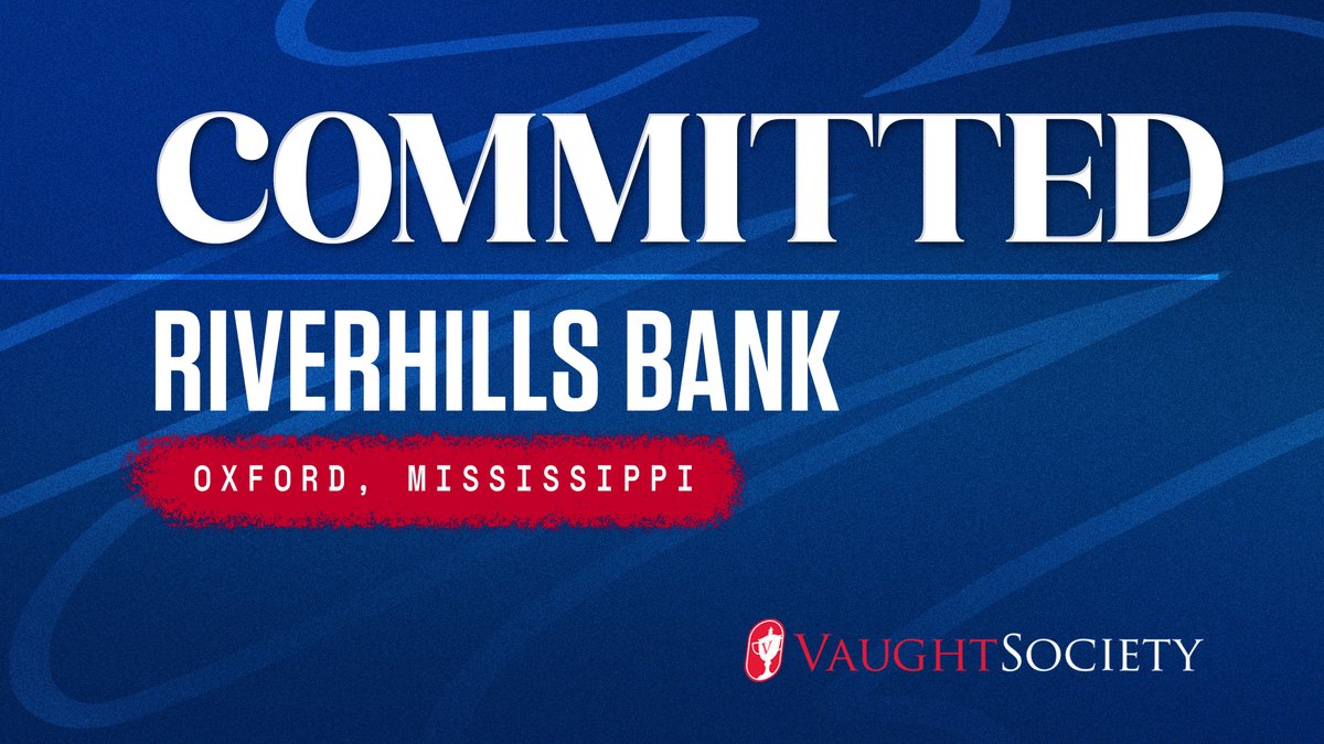 OleMissAF's tweet image. Welcome to #VaughtSociety, RiverHills Bank! 🔴🔵 Your support helps Ole Miss student-athletes reach new heights! 

#GiveToTheSip