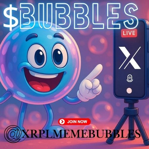 XRPLMemeBubbles's tweet image. Space in 30 minutes! Grab your popcorn, paper, and pen, and listen to @ProgrammerGuy4 discuss the best available tech and his current projects. Join us—utility is king!