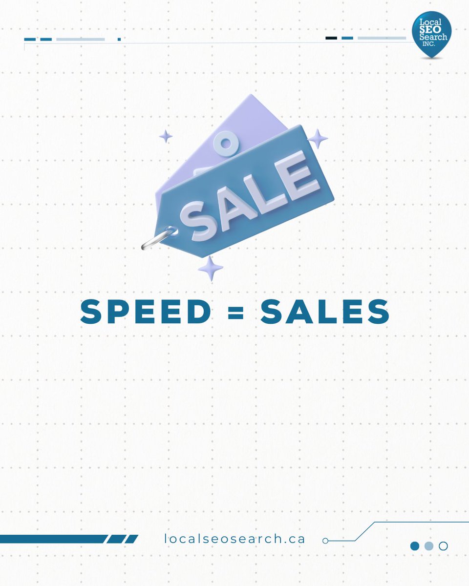 LocalSEO_Search's tweet image. Every second counts. A 1-second delay in page load can reduce conversions by 7%. Keep your site fast and friction-free.
Learn more: localseosearch.ca

#WebsiteOptimization #UserExperience #SEOtips #BusinessGrowth