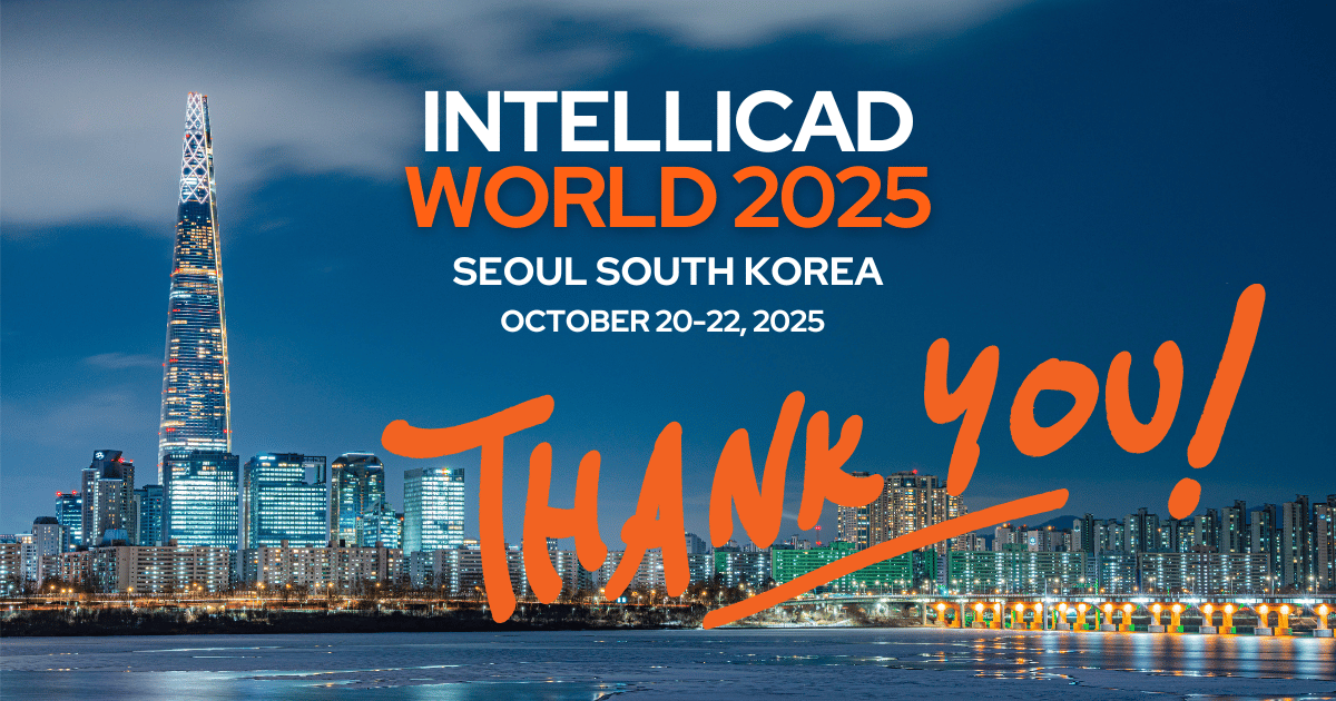 IntelliCAD's tweet image. Thank you to everyone who joined us at #IntelliCADWorld2025 in Seoul!
A great week of collaboration, innovation, and connection.
Big thanks to our sponsors and partners — see you next year! ✨