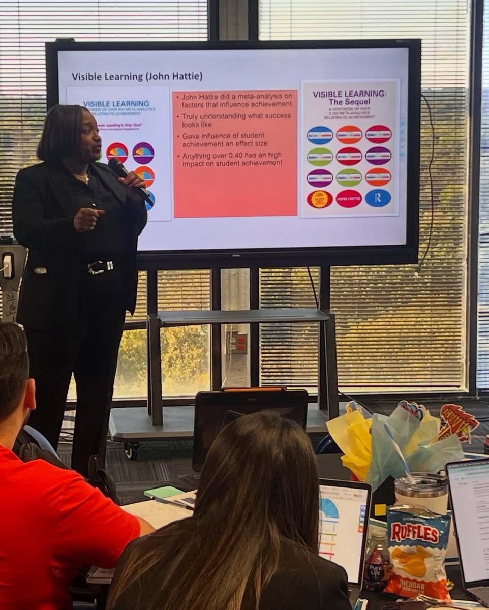 MJJackson1906's tweet photo. Iron CAN sharpen iron, 
but FIRST it must CONNECT! ⚔️
Thank you Dr. Masters @MarMasters7 for sharing a portion of the powerful PLC practices and strategies that have resulted in such success and elevation on your campus! @THeightsTAG 
Way to rep Team M&amp;M! 🥳
#Region4saynomore https://t.co/0yd2SwUwSd