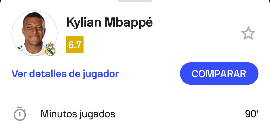 Mbappé cuando no hay penalti.