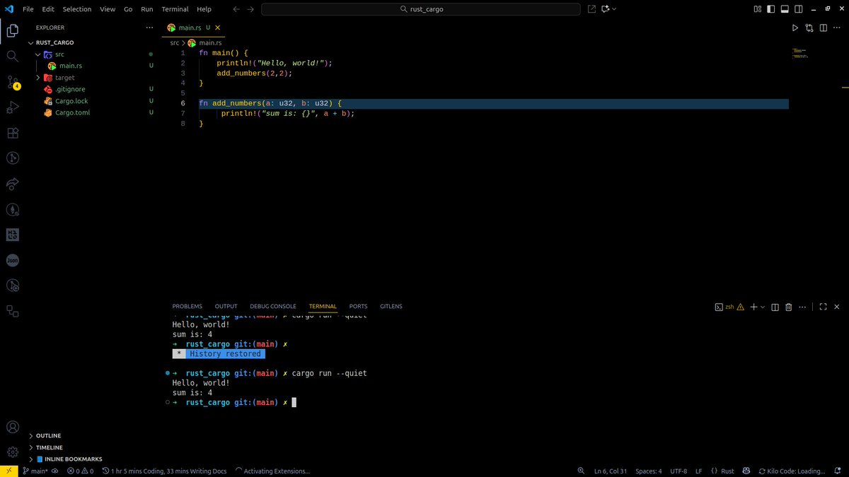 Macnelson92's tweet image. Day 22 - #momentum100dayschallenge
Today was quite a busy day.
We had our first Rust for Bitcoin class hosted by @Blockheaderweb3 of the week where we explored the fundamentals of @rustlang at @the_buidl understanding its core design, inner workings...
