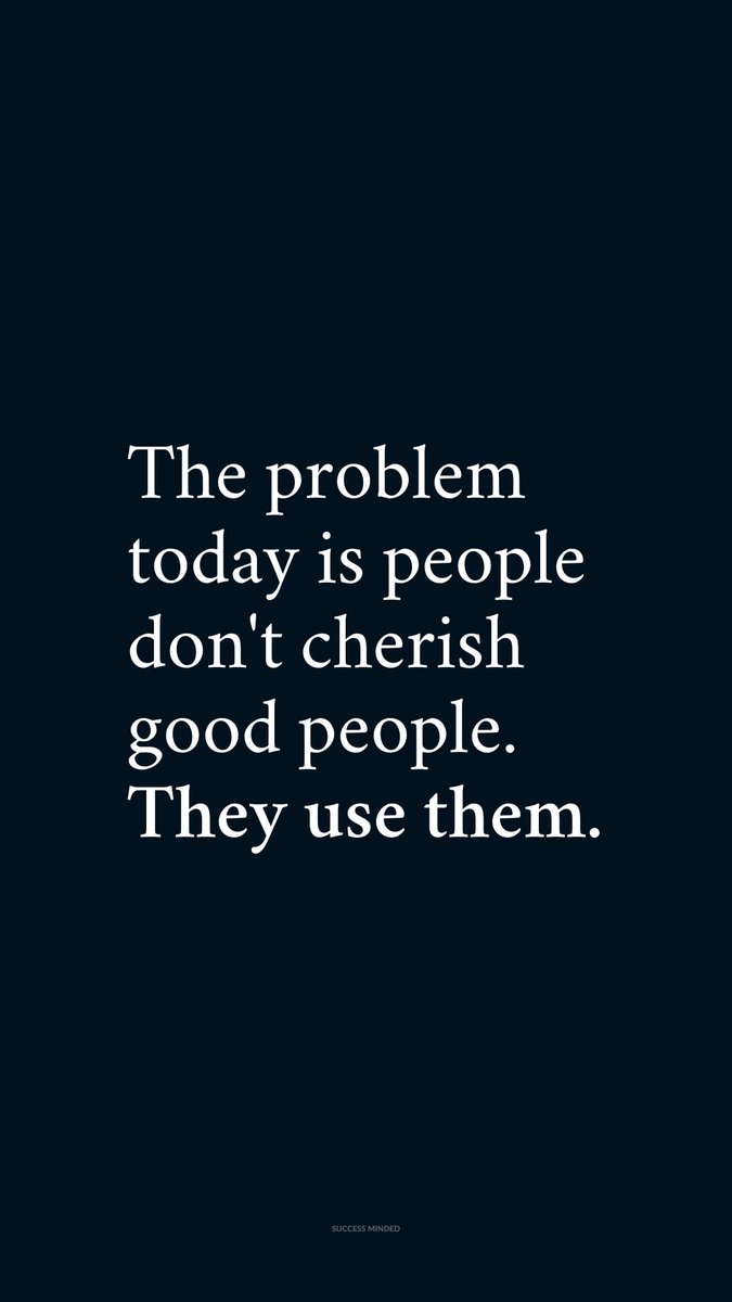 The problem today..