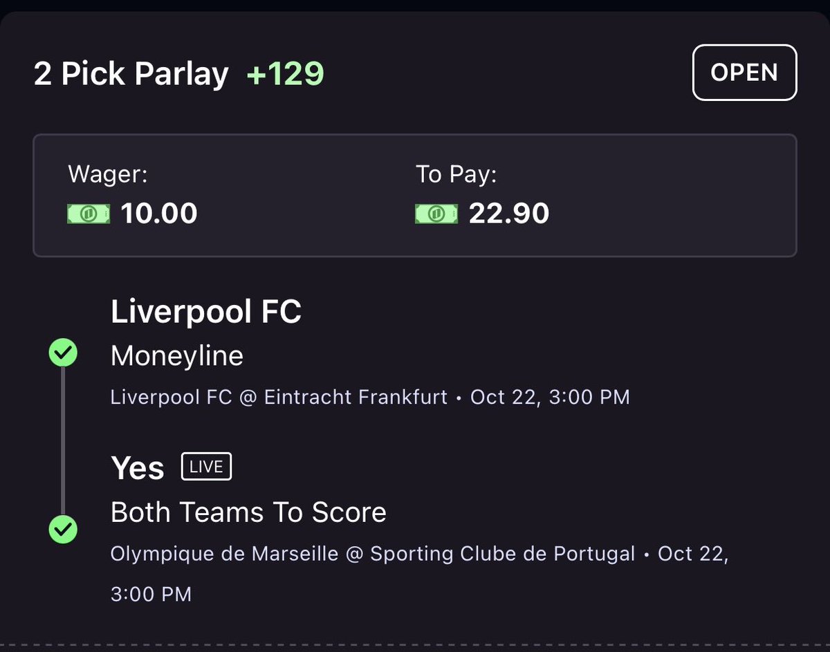 CASH DAY 1 ✅

DAY 2 will be posted for NBA today. 

Don’t miss out and sign up now !