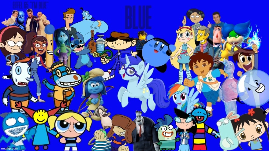 Happy #NationalColorDay! Here's Me With My Favorite Blue Characters. <a href="/Eiffel65Band/">Eiffel 65</a> <a href="/DevinBunje/">Devin Bunje</a> <a href="/lanacondor/">Lana Condor</a> <a href="/DianeCoffee1/">DIANE COFFEE</a> <a href="/garybaseman/">Gary Baseman</a> <a href="/ChantalStrand/">Chantal Strand</a> <a href="/tarastrong/">tara strong</a> <a href="/edensher/">Eden Sher</a> <a href="/RealHughJackman/">Hugh Jackman</a> <a href="/JakeTAustin/">Jake T. Austin</a> <a href="/HMichaelC/">H Michael Croner</a> <a href="/PEETSOWN/">Peter Sohn</a> <a href="/AlanLeeVO/">Alan Lee - Naoya Zen'in VA</a> <a href="/MRodOfficial/">Michelle Rodriguez</a> <a href="/kumailn/">Kumail Nanjiani</a> <a href="/KyleMassey/">Kyle Massey</a> <a href="/NicSmal/">Nic Smal</a>
