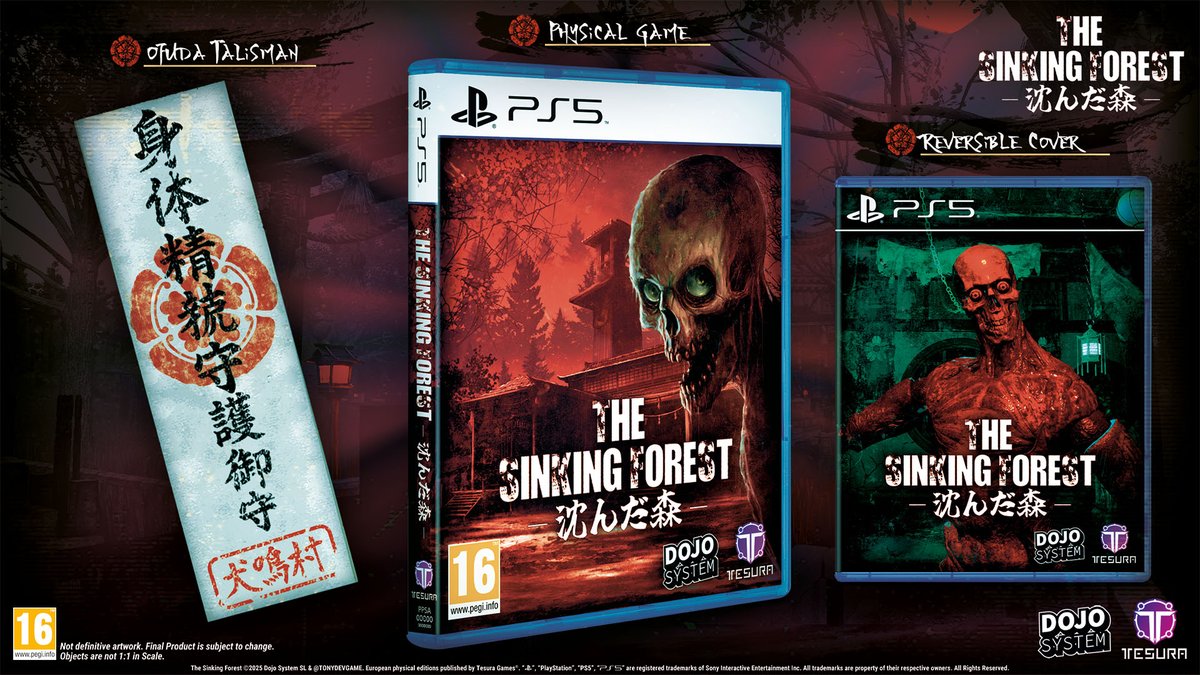 🔥🎮 Tras el éxito de THE SINKING FOREST en Steam, este 23 de octubre da el salto a Consolas PlayStation 5 🟦

😈 ¿Habéis visto que edición física más chula? 😍