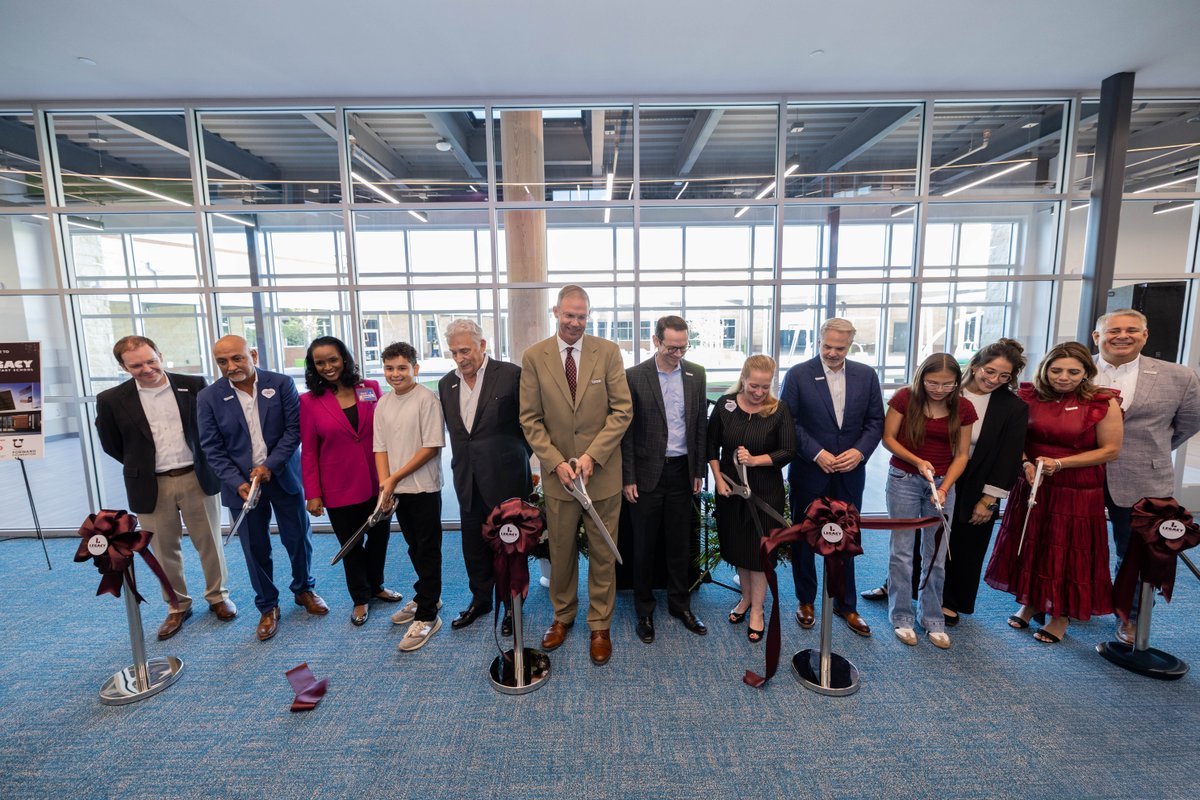 UvaldeMovingFwd's tweet photo. A day of remembrance and resiliency for Uvalde. 

The community came together to celebrate the ribbon-cutting of Legacy Elementary School on 10/10. The new school is a promise to remember, rebuild, and move forward together.

#UvaldeStrong https://t.co/XCRAtvOX8I