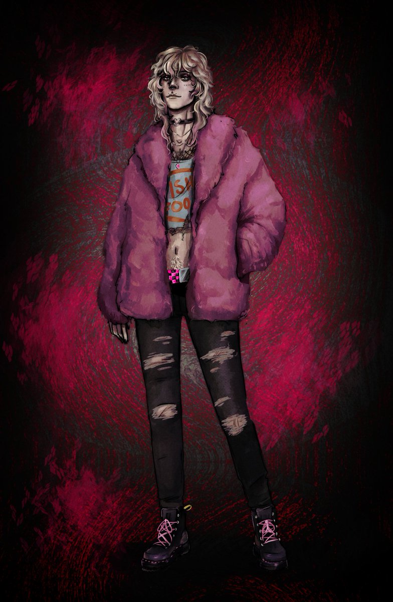 Jim_Jamming_'s tweet photo. idk what about cyberpunk 2077 has re-ignited my brain about my pretty angel boy Micah so take him too https://t.co/Qwshr1vbzA