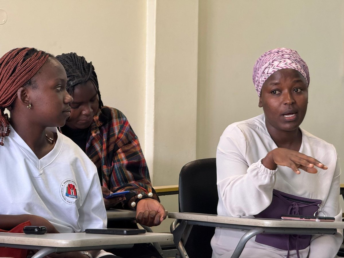 MUEHSA1's tweet image. On 22nd October 2025, we held an inspiring and interactive mentorship session under the MUEHSA Girl Child Chapter, themed “Mentorship Matters: Building Confidence and Capacity Among Young Women in Public Health.” 
We were privileged to have Ms. @BrendaWagaba, the Partnerships…