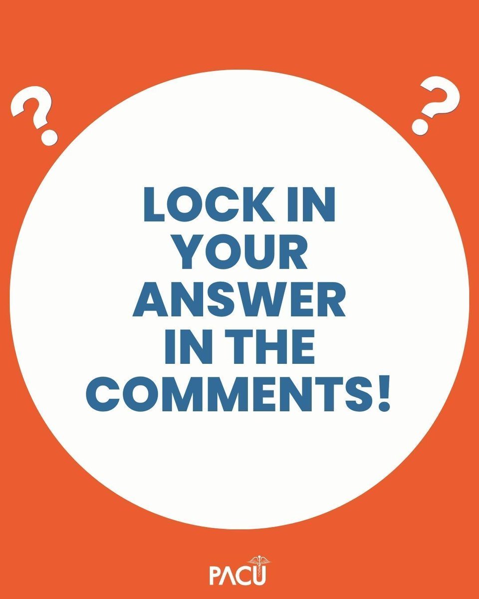 Another question to keep your brain sharp! 💡
What’s your answer?

#QuestionOfTheDay #MedicalEducation #PharmacyLife #PharmD #StudyMotivation
