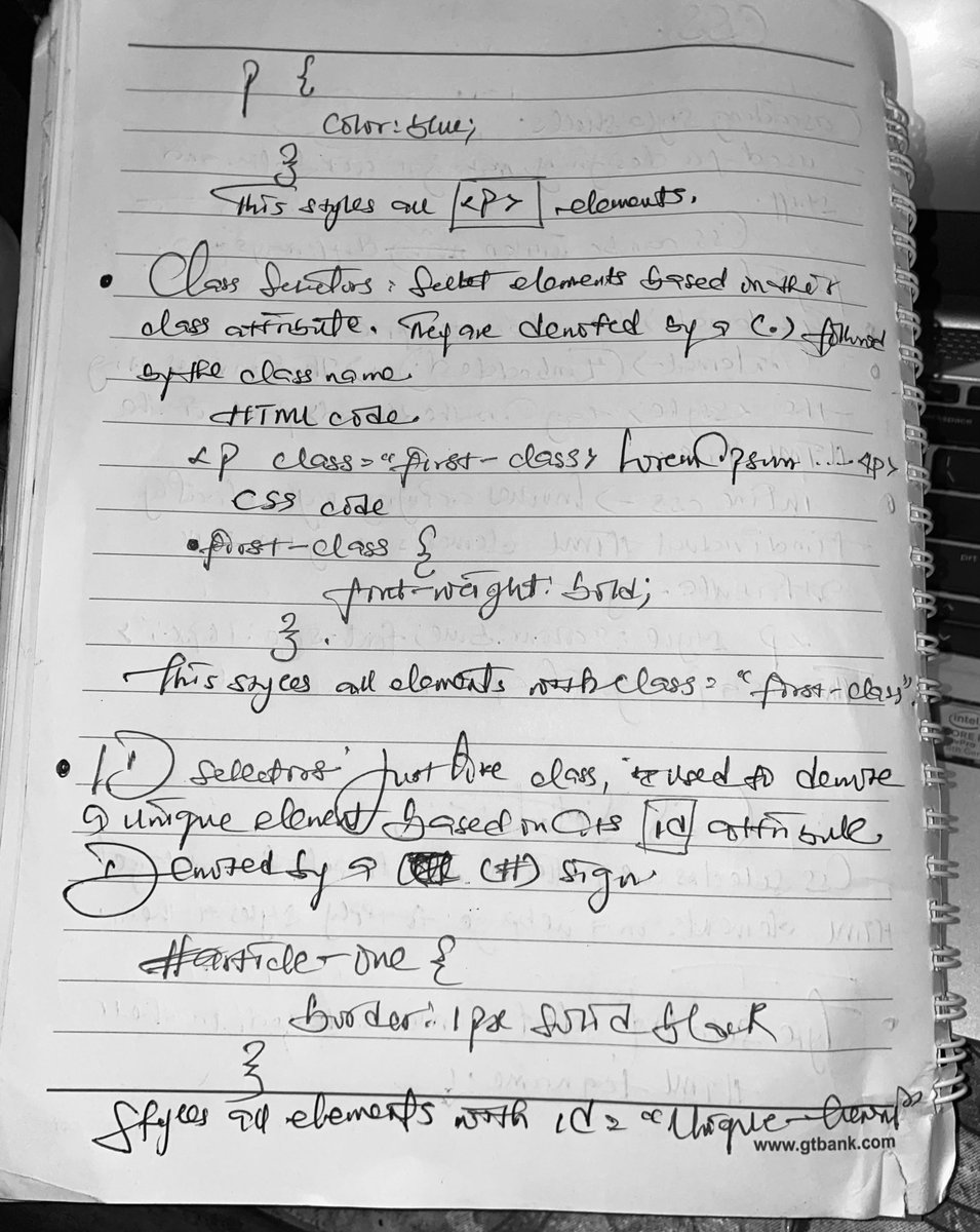 davetmaverick's tweet image. Day 1 of learning CSS.
Well, not really Day 1, started few days ago. Introduction and Selectors ✅