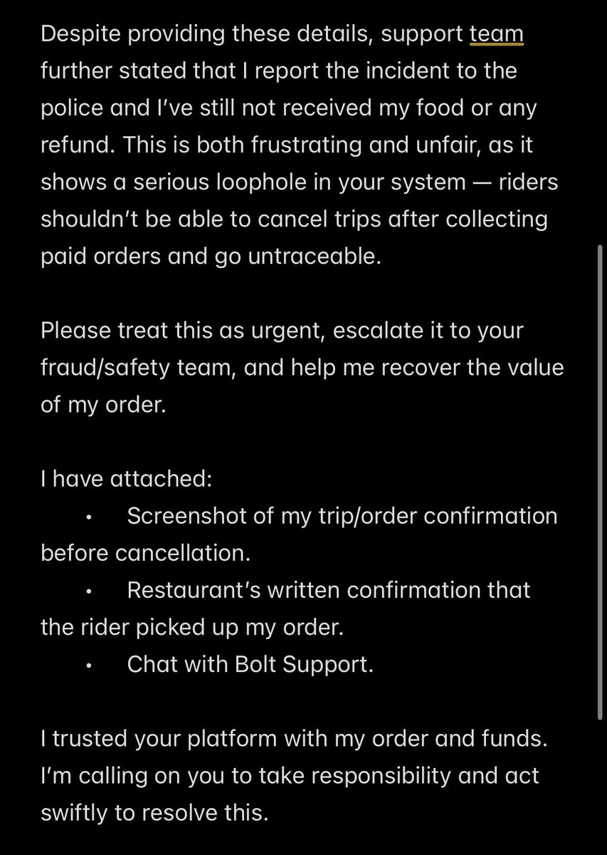 stephsleezy's tweet photo. @boltapp_ng @boltapp This is serious and needs to be attended to urgently. This is a fraudulent act.

#BoltApp #BoltNigeria #CustomerSafetyi
 #DeliveryFraud #verydarkman #instablog https://t.co/4WOZ3KFwQk