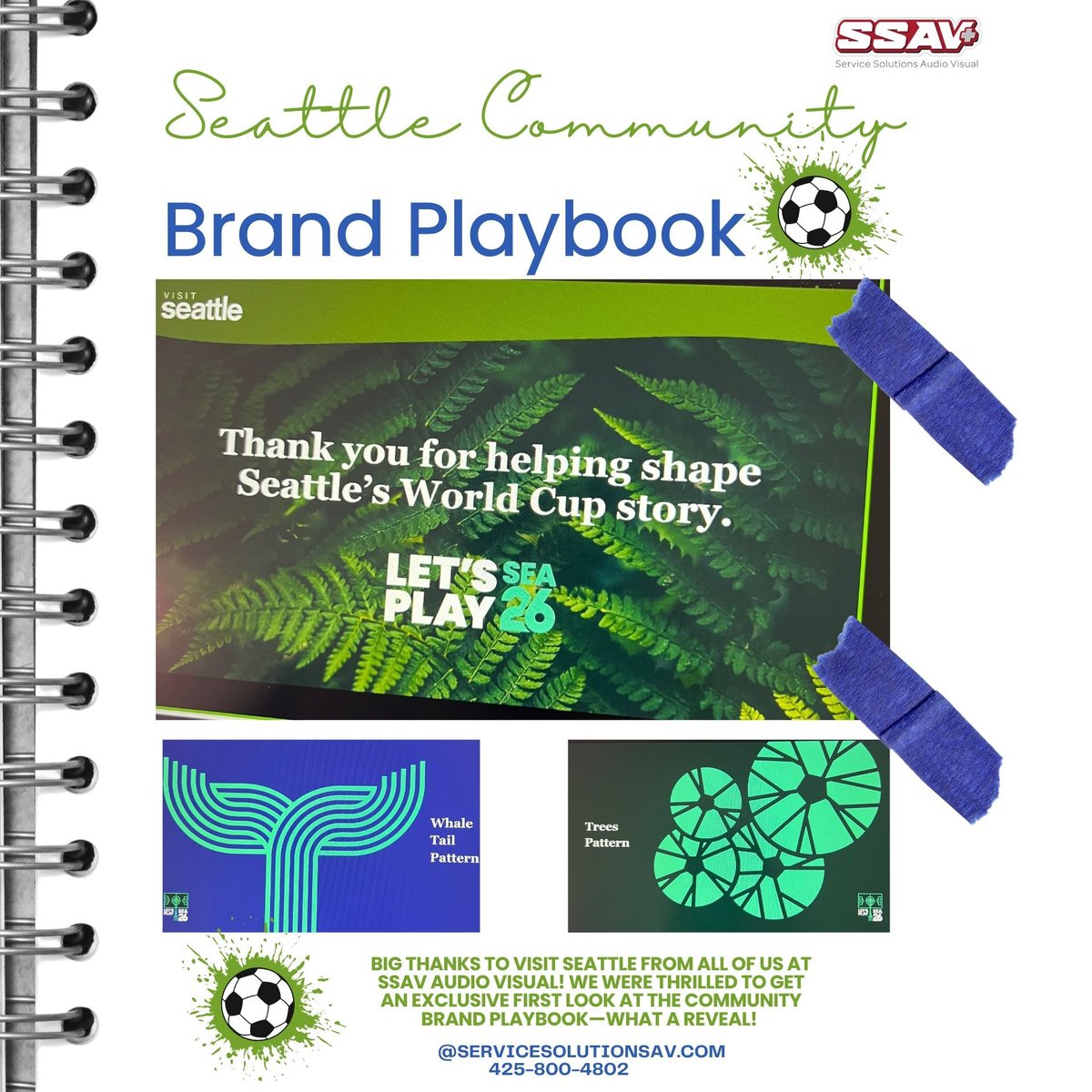 SSAudioVisual's tweet image. 🎉 Big shoutout to @Visit Seattle for an incredible FIFA webinar experience!
We’re proud to be part of the journey to amplify Seattle’s voice. Let’s make it unforgettable. #FIFA2026 #VisitSeattle #SSAVAudioVisual #BrandPlaybook #SeattleProud