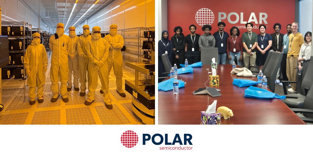 Last Friday, we welcomed students from <a href="/UMNews/">University of Minnesota</a> and <a href="/MetroStateU/">Metro State University</a> for an inside look at #SemiconductorManufacturing as part of our partnership with <a href="/Purdue_SCALE/">SCALE (Scalable Asymmetric Lifecycle Engagement)</a>. Learn more at scale4me.org.

#PolarSemiconductor #SemiconductorCareers #STEMcareers #WorkforceDevelopment