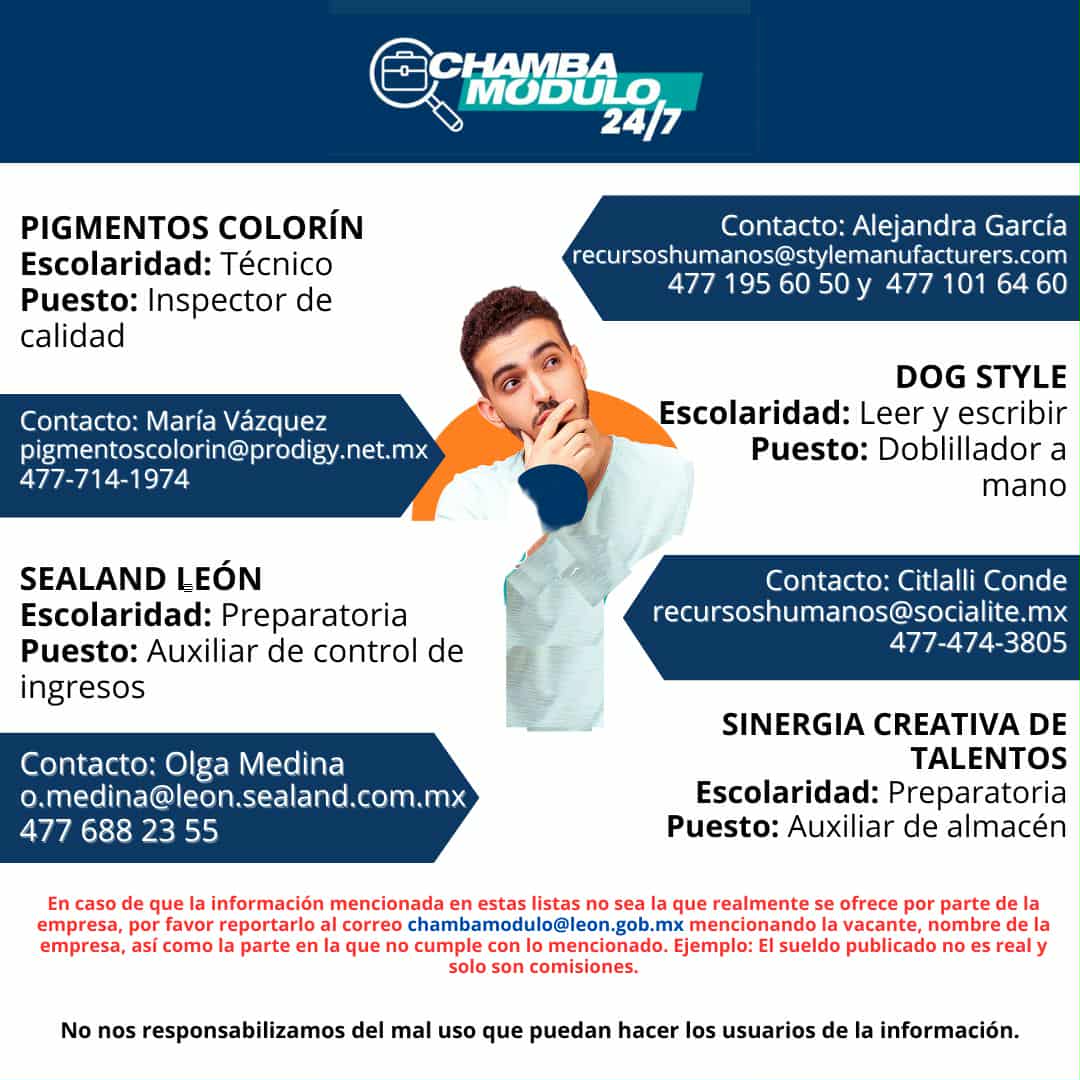 ChambaModulo's tweet image. ¡No pierdas la oportunidad! Postúlate 💼