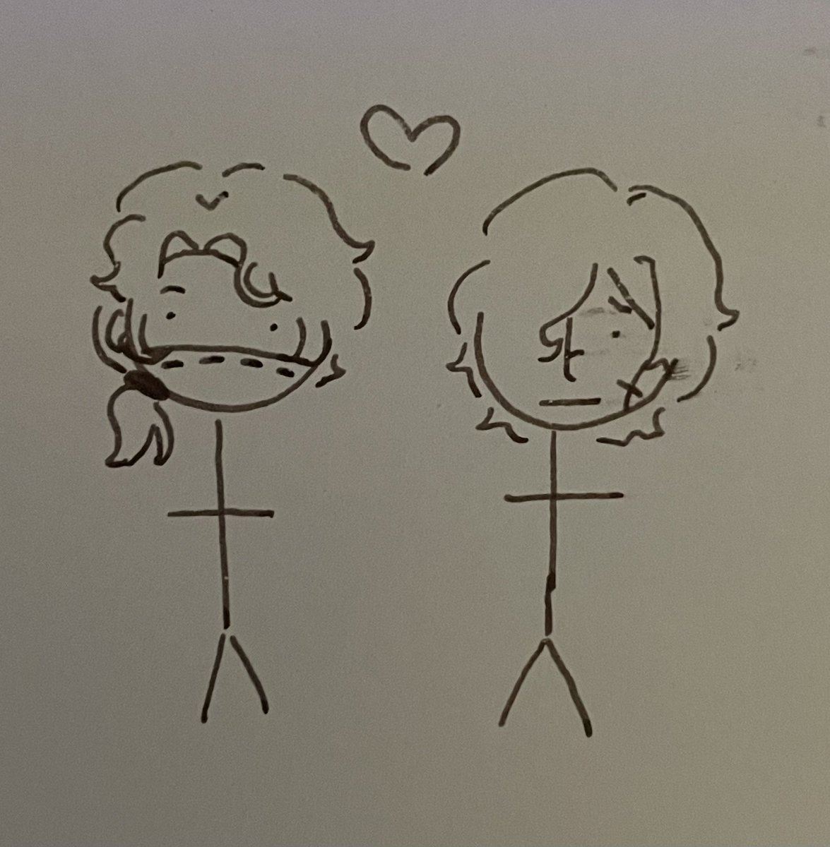 aesdrew if they were sticks