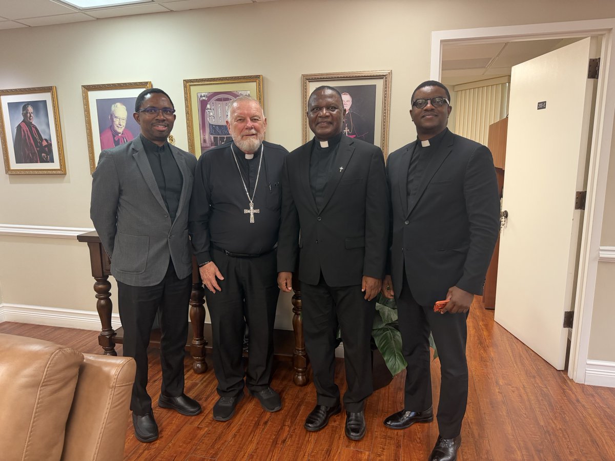 Today I received a visit from Archbishop Jude Aroundade of Ondo, Nigeria