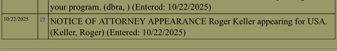 JUST IN: Once again, Lindsey Halligan has to turn to out-of-state prosecutors, this time for the Letitia James case. Roger Keller is a Missouri-based prosecutor.

Two NC-based prosecutors are handling the Comey case for her as well. No one from EDVA in either case.