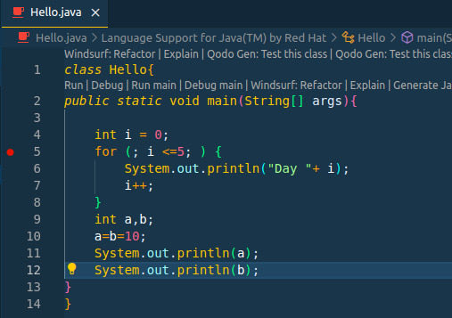 chalewaomo's tweet image. #javacertification Day3, Since almost 3 years that I know Java, and 5 that I know programming I have never known that the for loop can be written in certain ways 😱🧐. Frankly the Indians if you weren’t racist 🤦🏾♂️