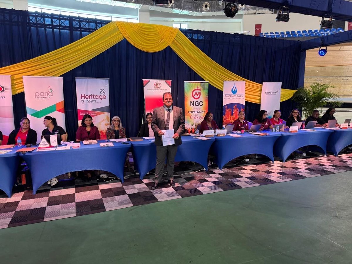 Come visit our Energy Pavilion! We look forward to seeing you at the National Recruitment Drive 2025

📍🧭Cycling Velodrome, Couva
🗓 October 21 - 24, 2025
⏰️8:00 a.m. to 4:00 p.m.

✔️Visit

💻📱 employtt.gov.tt/jobsrecruitmen…